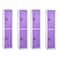 Adiroffice 12 in W, 12 in D, 72 in H, Steel ADI629-202-PUR-4PK - alternate 1
